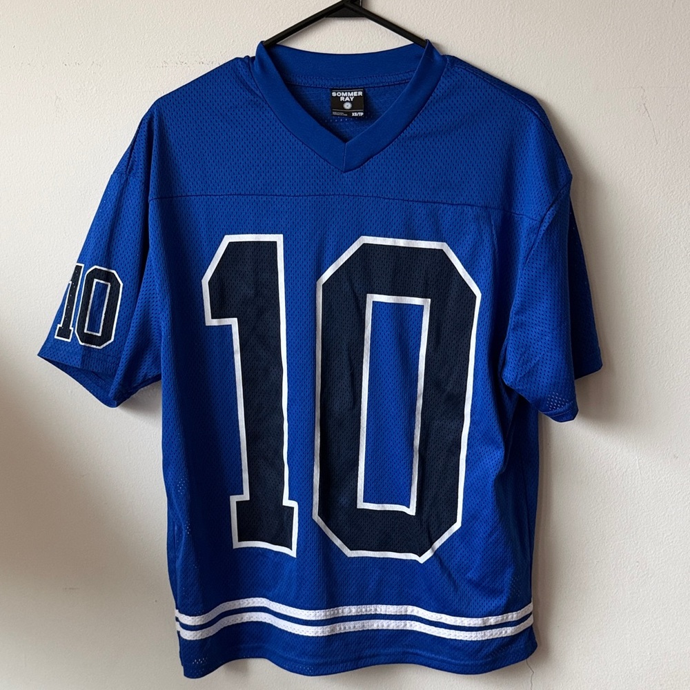 Kids Blue Jersey with Number 10